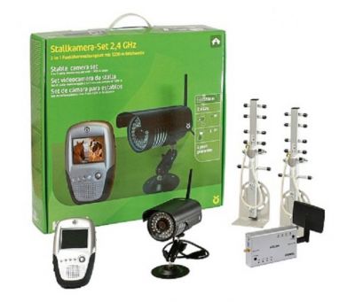 Cameraset voor stal of aanhanger 2.4ghz