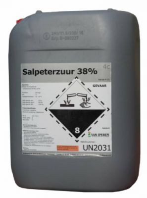 Salpeterzuur 38%- Can 25KG (28 cans)