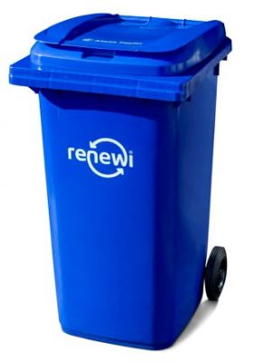 Papier- karton container | 240 liter | afroep
