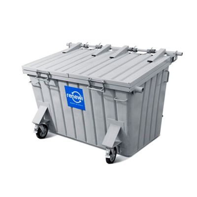 Bedrijfsafval rolcontainer | 2500 liter