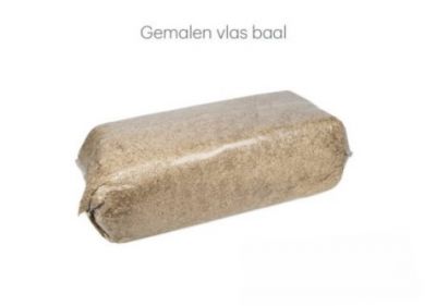 Vlas | Fijn gemalen | met Powercal | 66 balen per pallet