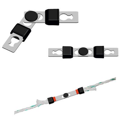 AKO Koordverbinder Litzclip RVS 6 mm -Safety Link- (6 stuks)