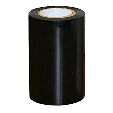 Kuiltape zwart, 10 cm. x 10 mtr.
