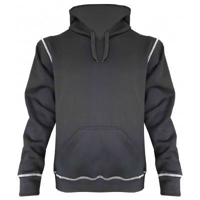 Storvik Hedmark hooded sweater-Zwart-S