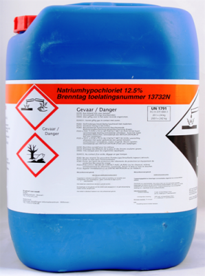 Natriumhypochloriet (12,5% CL)- Can 24 kg (28 cans)