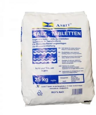 Zouttabletten | Regeneratiezout | 25 kg per zak | 1000 kg